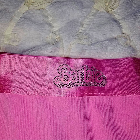 Barbie pink shorts. Loungewear size Large fits 10/12 - Picture 2 of 3